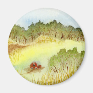 Red Barn Magnet