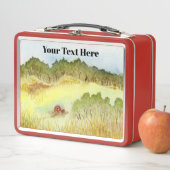 Red Barn Metall Lunch Box (Beispiel)