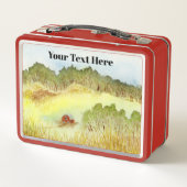 Red Barn Metall Lunch Box (Rückseite)