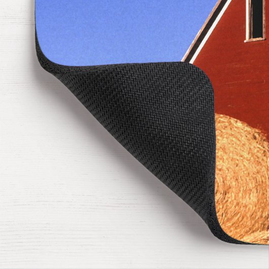 Red Barn Moon Mousepad (Ecke)