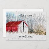 Red Barn New Address Ankündigung (Vorne/Hinten)