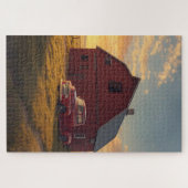 Red Barn Old Truck Jigsaw Puzzle (Horizontal)