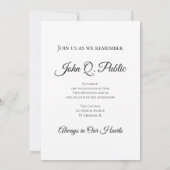 Red Barn on Hill Country Farm Feier des Lebens Einladung (Rückseite)