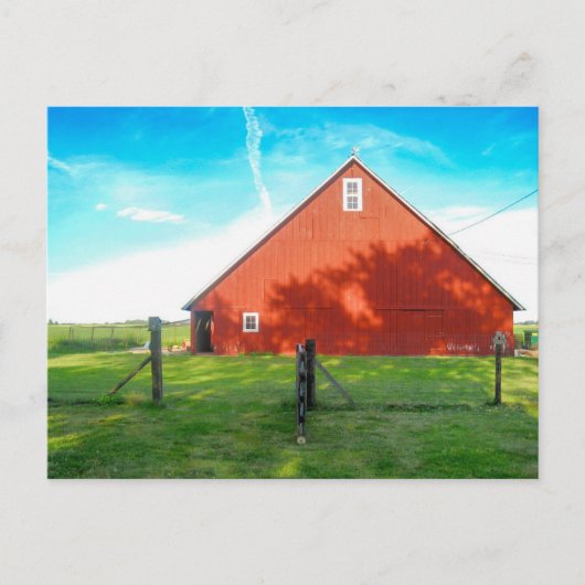 RED BARN POSTCARDS FEIERTAGSPOSTKARTE (Vorderseite)