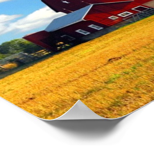 Red Barn Poster (Ecke)