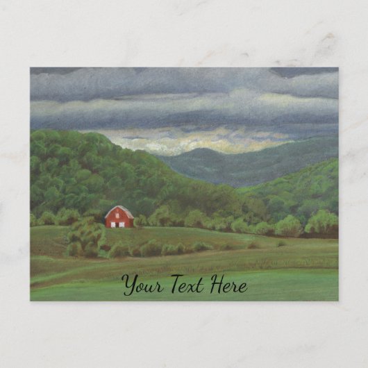 Red Barn Postkarte (Vorderseite)