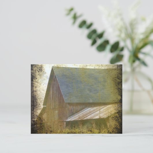 Red Barn Postkarte (Stehend Vorderseite)