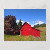 Red Barn Postkarte (Vorderseite)