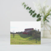 Red Barn Postkarte (Stehend Vorderseite)