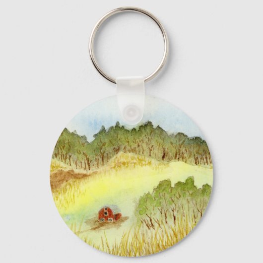 Red Barn Schlüsselanhänger (Vorderseite)