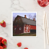 Red Barn Serviette (Beispiel)