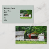 Red Barn Shed Visitenkarte (Vorne/Hinten)