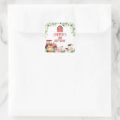 Red Barn Traktor Farm Birthday Favor Sticker (Tasche)