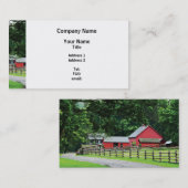 Red Barn Visitenkarte (Vorne/Hinten)