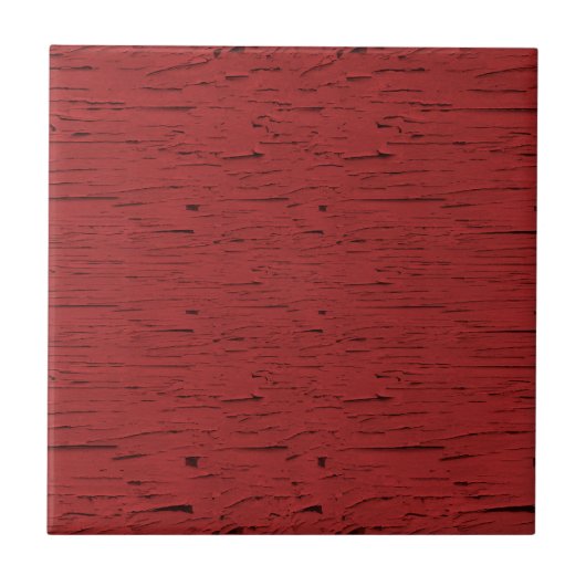 Red Barn Wood Texture Fliese (Vorderseite)