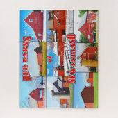Red Barns of New England Jigsaw Puzzle (Vertikal)