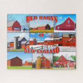 Red Barns of New England Jigsaw Puzzle (Horizontal)