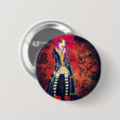 red barock button (Vorne & Hinten)