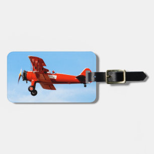 Red Baron Bi Flugzeug Gepäckanhänger
