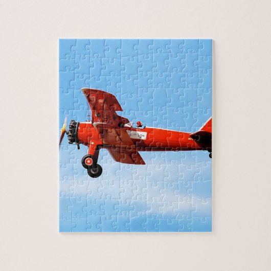 Red Baron Bi Flugzeug Puzzle (Vertikal)