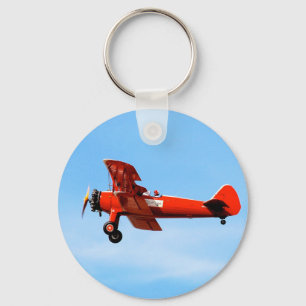 Red Baron Bi Flugzeug Schlüsselanhänger