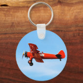 Red Baron Bi Flugzeug Schlüsselanhänger (Vorderseite)