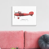 Red Baron Manfred von Richthofen German Flying Ace Leinwanddruck (Insitu (Wohnzimmer))