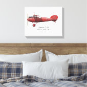 Red Baron Manfred von Richthofen German Flying Ace Leinwanddruck (Insitu (Schlafzimmer))