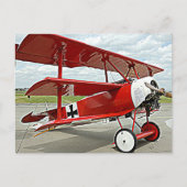 Red Barons Triplane Postkarte (Vorderseite)