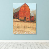 Red Barry View Leinwanddruck (Insitu (Holzboden))