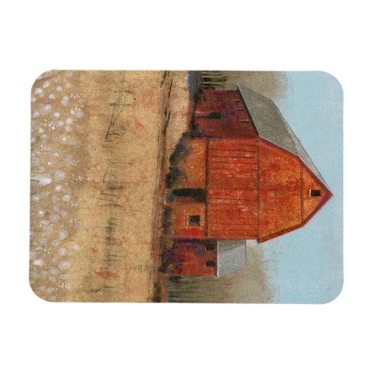 Red Barry View Magnet (Horizontal)