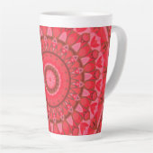 Red Base Mandala Milchtasse (Rechte Ecke)