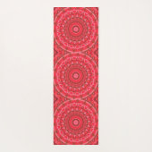 Red Base Mandala Yogamatte (Rückseite)