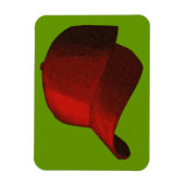 RED BASEBALL HAT GAP GRAPHIE MAGNET (Vertikal)