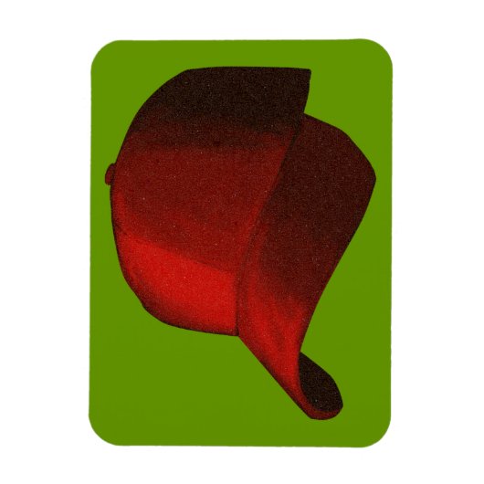 RED BASEBALL HAT GAP GRAPHIE MAGNET (Vertikal)