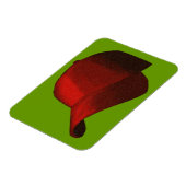 RED BASEBALL HAT GAP GRAPHIE MAGNET (Linke Seite)