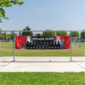 Red Baseball Softball Dugout Banner Sportteam (Insitu)