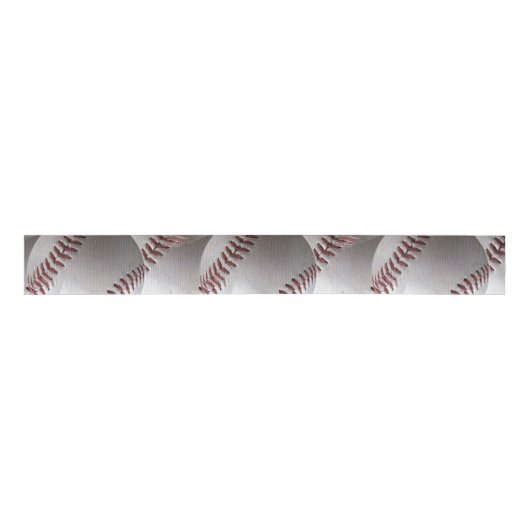 Red Baseball Stitches Ripsband (Vorderseite)