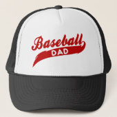 Red Baseball Vater Truckerkappe (Vorderseite)