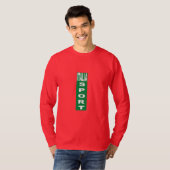 Red Basic T-Shirt tief ITALIA SPORT (Vorne ganz)
