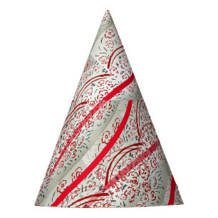 Red Basket mit handlicher Weihnachtszeit Partyhütchen