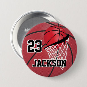 Red Basketball Design   Personalisieren Button
