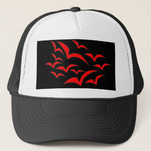 Red bat Cloud Kids Hat Truckerkappe