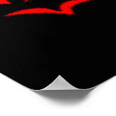 Red Bat Cloud Poster (Ecke)