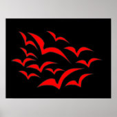 Red Bat Cloud Poster (Vorne)
