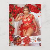 Red Bath Postcard Postkarte (Vorderseite)