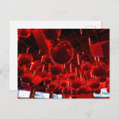 Red Bauble Postcards Postkarte (Vorne/Hinten)