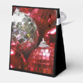 Red Baubles favorisieren schwarze Box Geschenkschachtel (Rückseite)