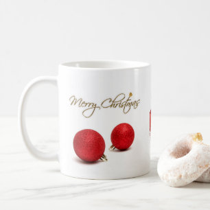 Red Baubles Frohe Weihnachts-Mama Kaffeetasse