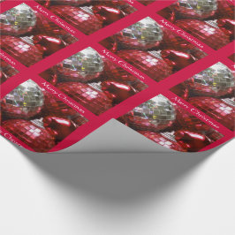 Red Baubles Frohe Weihnachtsverpackung Geschenkpapier